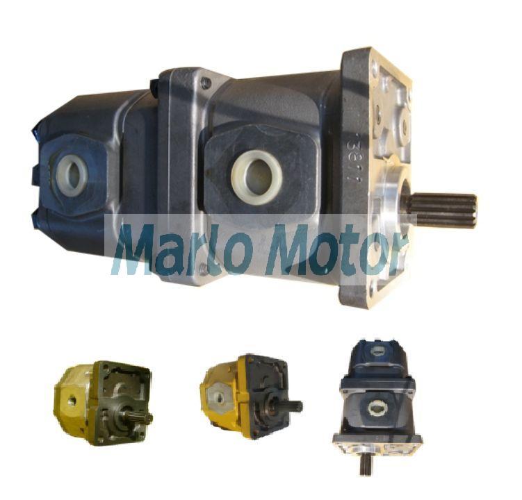Hydraulic pressure gear pump 07430-67100 GD705R-1 2 gear oil pump for wheel loader WR11-1