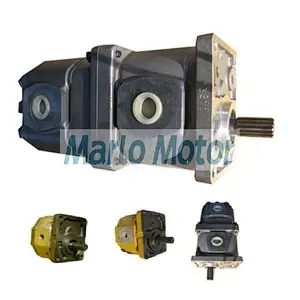 Hydraulic pressure gear pump 07430-67100 GD705R-1 2 gear oil pump for wheel loader WR11-1