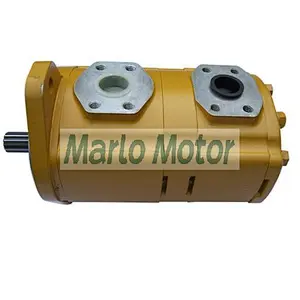 Tandem hydraulic gear pump 23B-60-11120 working pump for grader GD505A GD511A GD521A GD605A GD611A GD621A GD623A GD625A GD661A