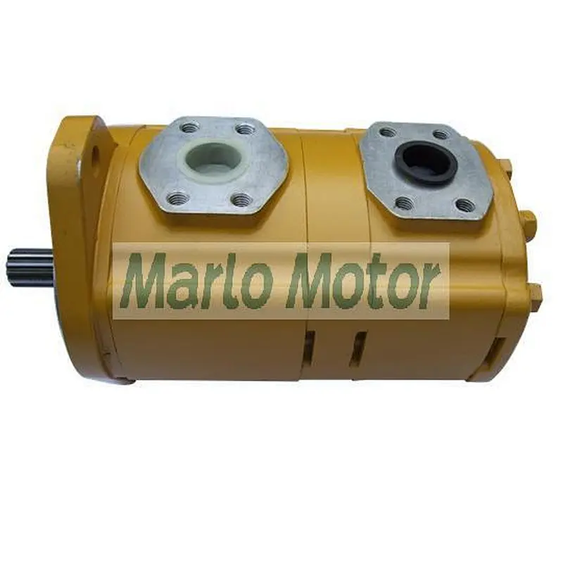 Tandem hydraulic gear pump 23B-60-11120 working pump for grader GD505A GD511A GD521A GD605A GD611A GD621A GD623A GD625A GD661A