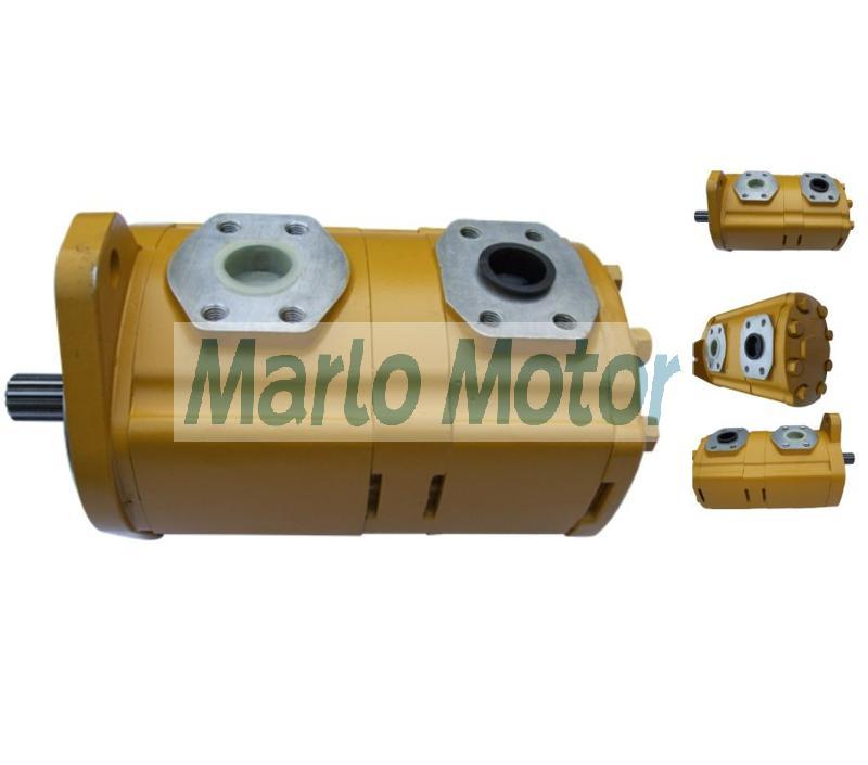 Tandem hydraulic gear pump 23B-60-11120 working pump for grader GD505A GD511A GD521A GD605A GD611A GD621A GD623A GD625A GD661A