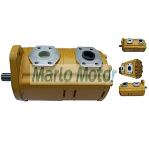 Tandem hydraulic gear pump 23B-60-11120 working pump for grader GD505A GD511A GD521A GD605A GD611A GD621A GD623A GD625A GD661A
