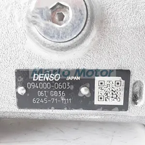PC1250-8 SAA6D170E-5 fuel injection pump 6245-71-1101 6245-71-1110 6245-71-1111 094000-0603 9709400-060 094000-0600 094000-0601