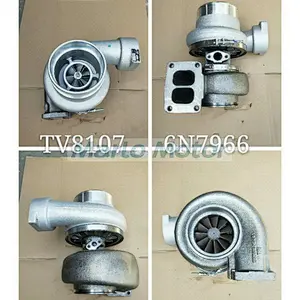 Turbocharger for Caterpillar earth mover generator CAT 3412 engine turbocharger TV8107 408742-0007 6N7966 144-4568 1444568