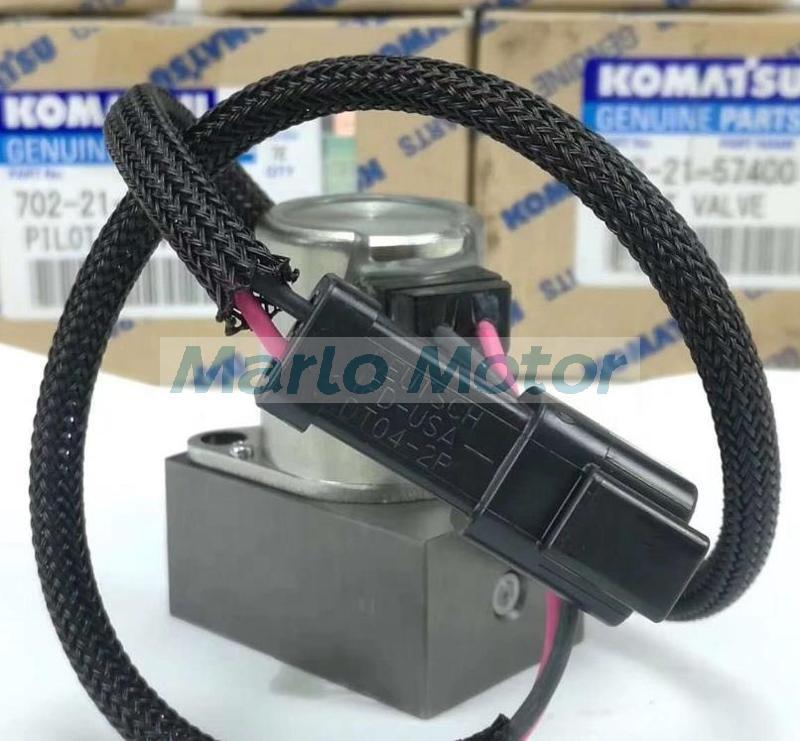 702-21-57400 702-21-57500 702-21-5590 excavator hydraulic main pump solenoid valve for Komatsu PC200-7 PC220-7 PC300-7