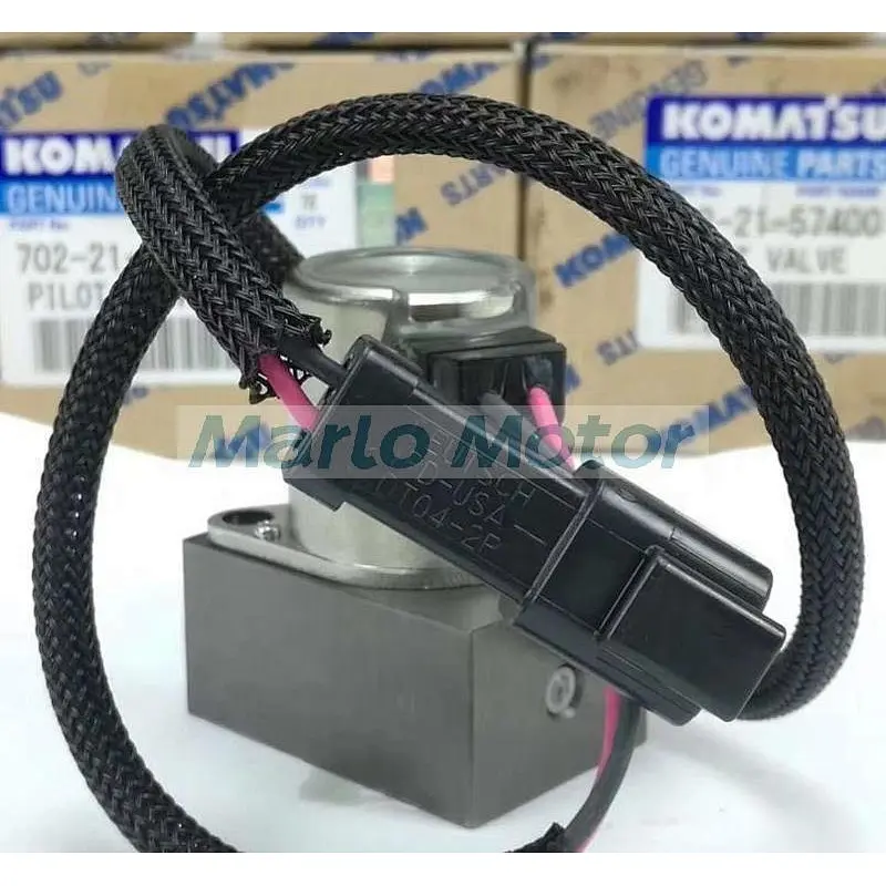 702-21-57400 702-21-57500 702-21-5590 excavator hydraulic main pump solenoid valve for Komatsu PC200-7 PC220-7 PC300-7