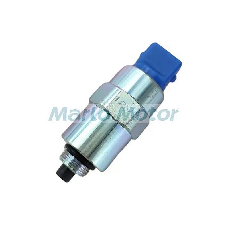 176-6219 12V fuel shut off stop solenoid for CAT Caterpillar excavator engine 416D 420D 422E 424D 428D 428F 432D
