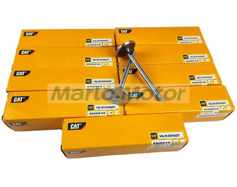 6N9916 6N-9916 1007861 100-7861 1487455 148-7455 engine exhaust valve for Caterpillar 3300 3304T 3306T 3406 815B 3304 3306