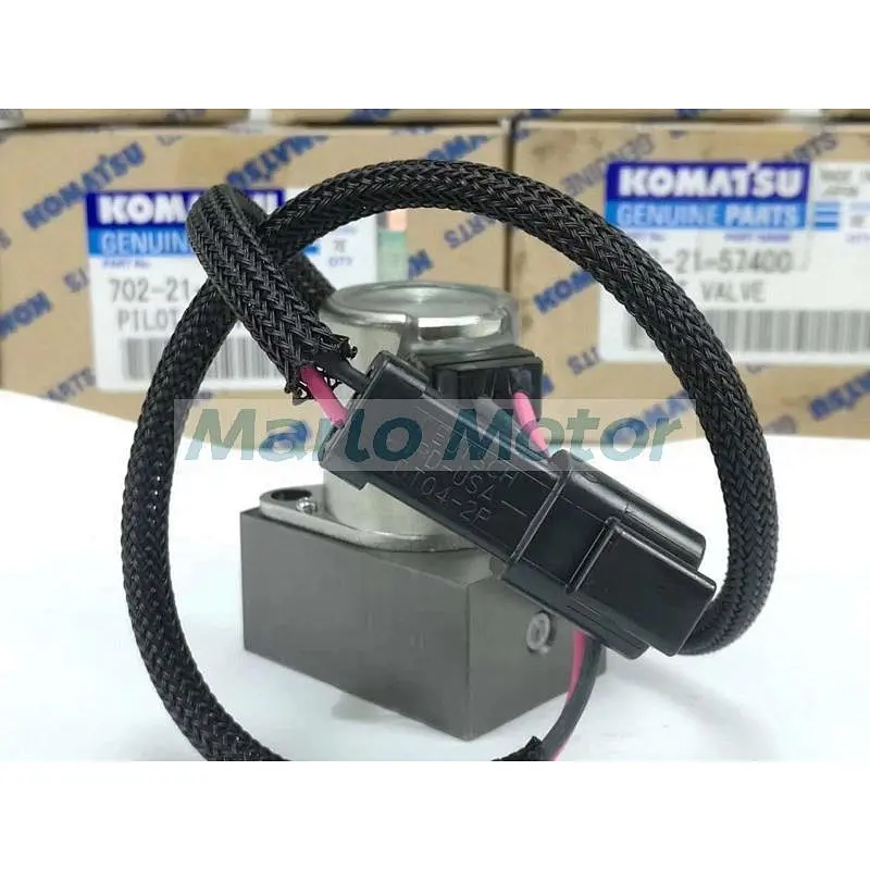 702-21-57400 702-21-57500 702-21-5590 excavator hydraulic main pump solenoid valve for Komatsu PC200-7 PC220-7 PC300-7
