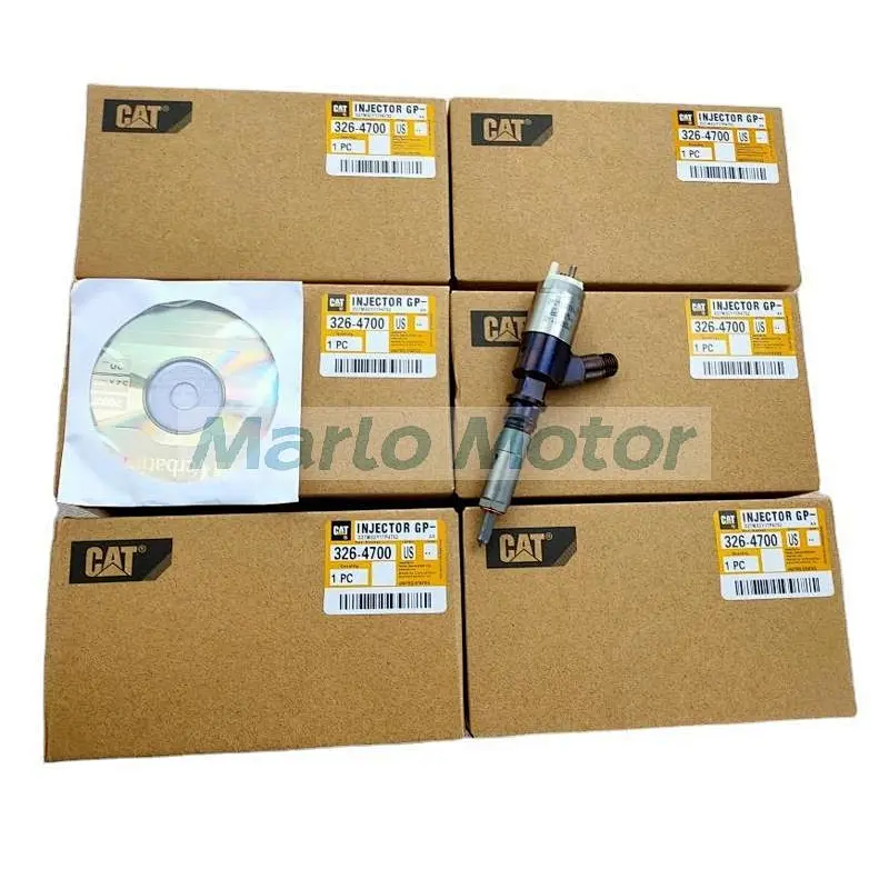 Common rail fuel injector 326-4700 3264700 32F61-00062 10R-7675 10R7675 for excavator engine CAT 320D 321D 323D C6 C6.4