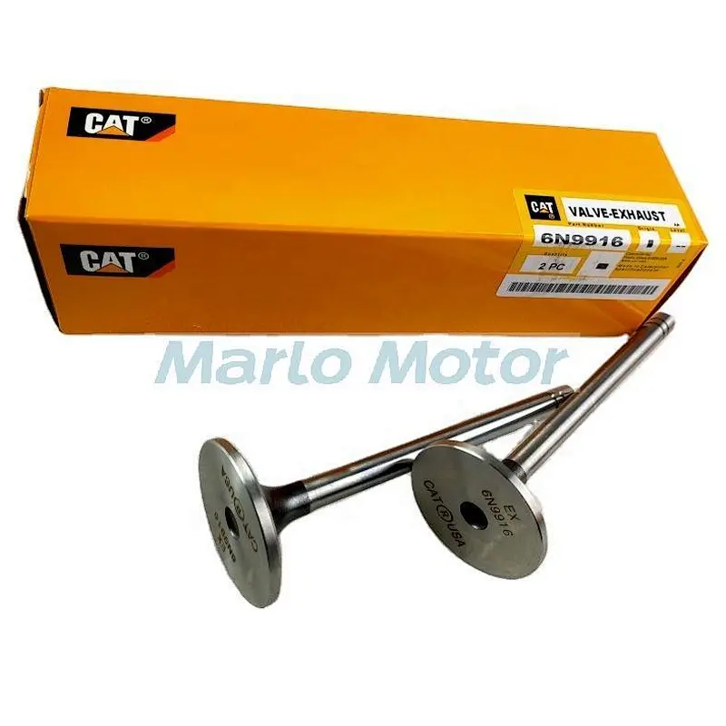 6N9916 6N-9916 1007861 100-7861 1487455 148-7455 engine exhaust valve for Caterpillar 3300 3304T 3306T 3406 815B 3304 3306