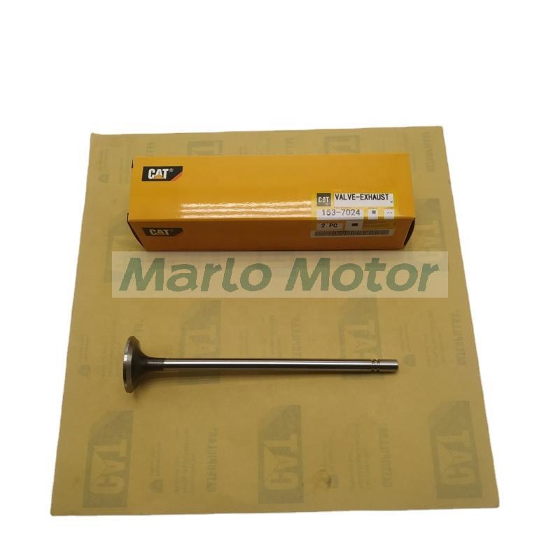 Excavator engine exhaust valve 153-7024 1537024 intake valve 153-7023 1537023 for Caterpillar C15 C18 3406 374D