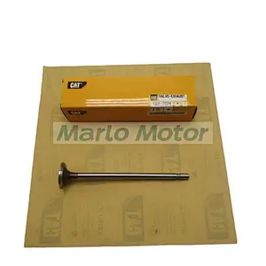 Excavator engine exhaust valve 153-7024 1537024 intake valve 153-7023 1537023 for Caterpillar C15 C18 3406 374D