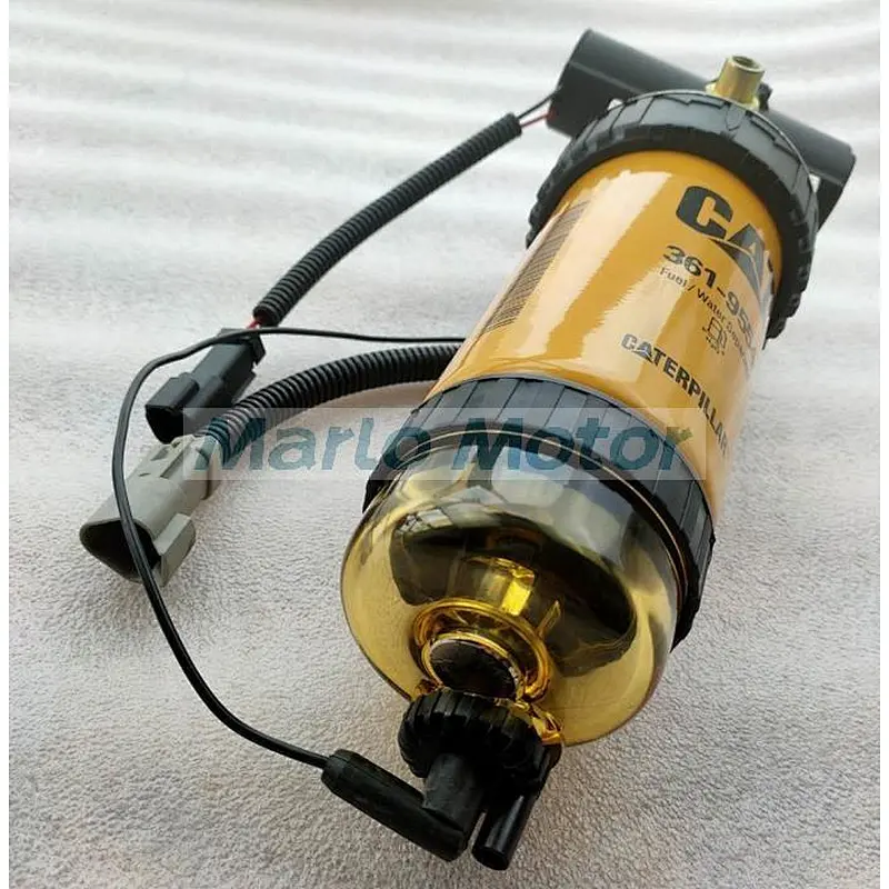 C6.6 excavator fuel water separator 3619554 361-9554 12V fuel filter assy with electronic pump 2289129 2325877 249-7669 3491063