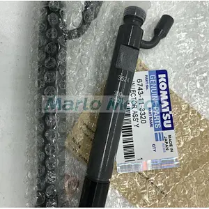 SAA6D114E PC360-7 PC300-7 excavator engine parts common rail fuel injector nozzle 6743-11-3320
