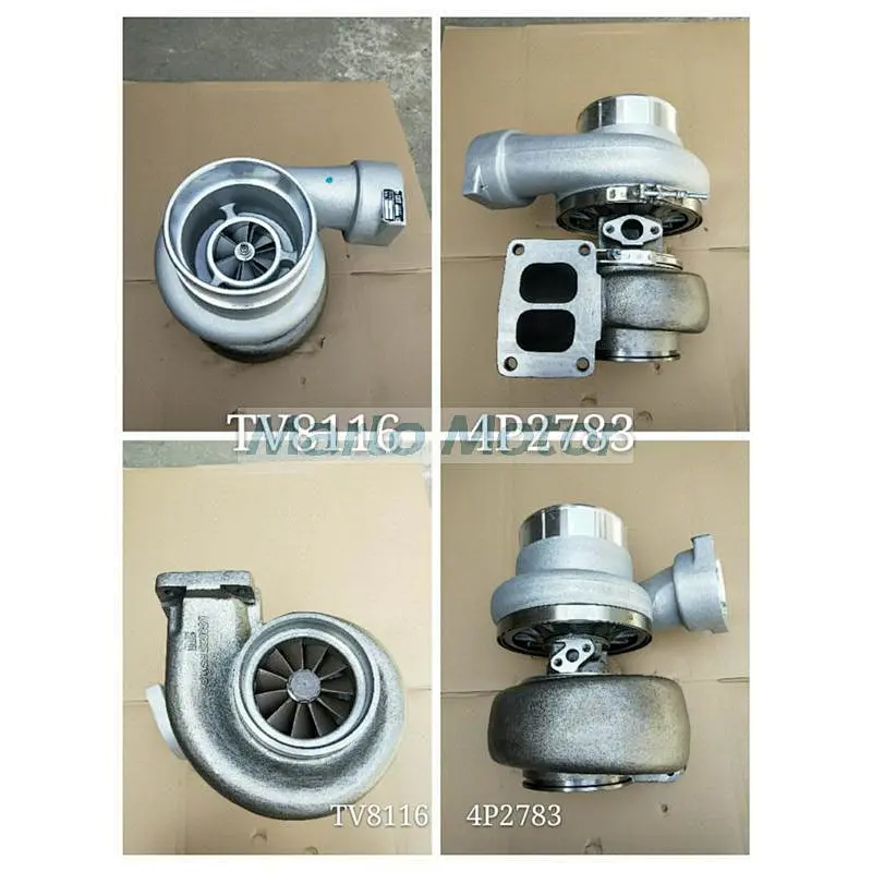 TV8116 Turbocharger 465969-0004 465969-0005 for CAT 3412 3412C 3412 DITAJWAC 6040 Engine 4P2782 4P2783 with CHRA 4P2785