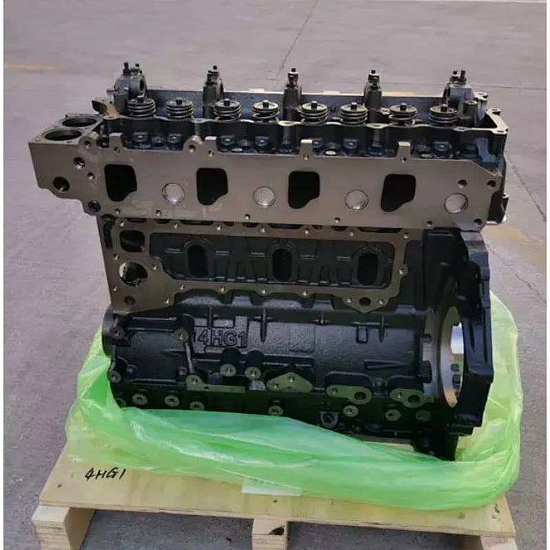 Diesel engine cylinder Long block 4HG1 4HG1T half motor bare engine for NPR NPS