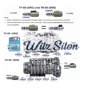 09G TF60SN TR60SN 09G Transmission solenoid Kit for 09G325039A