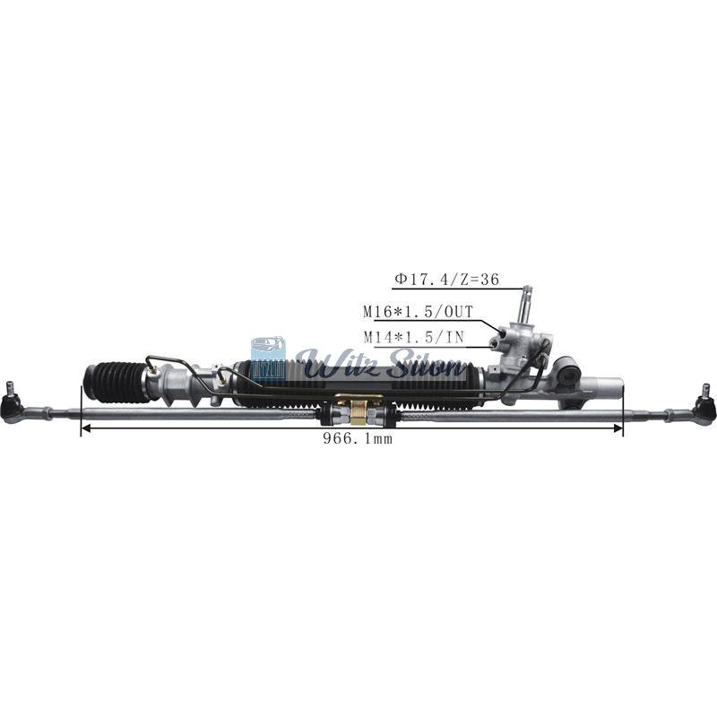 53601-S9A-G06 LHD Hydraulic Power Steering Rack For Honda CR-V II (RD_) 2001-2006