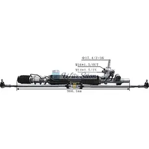 53601-S9A-G06 LHD Hydraulic Power Steering Rack For Honda CR-V II (RD_) 2001-2006