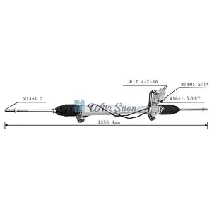 For SUZUKI GRAND VITARA auto steering gear box hydraulic power steering rack 49001-7S000