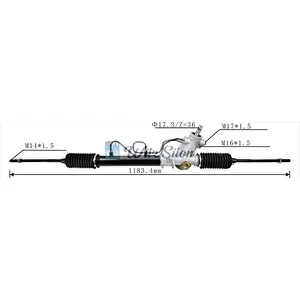 Auto power Steering Gear for TOYOTA COROLLA AE95 OEM 44250-12290 44250-12420