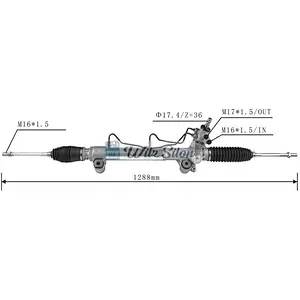 44250-0K740 44250-0K750 44250-0K730 LHD Hydraulic Power Steering Rack For Toyota HILUX VIII Pickup (_N1_) 2015-