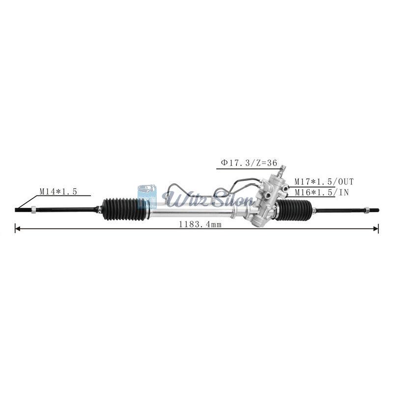 44250-12232 LHD Hydraulic Power Steering Rack For Toyota COROLLA Liftback (_E8_) 1982-1989