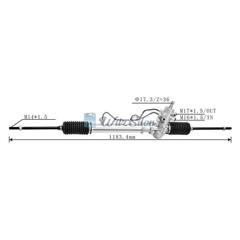 44250-12232 LHD Hydraulic Power Steering Rack For Toyota COROLLA Liftback (_E8_) 1982-1989