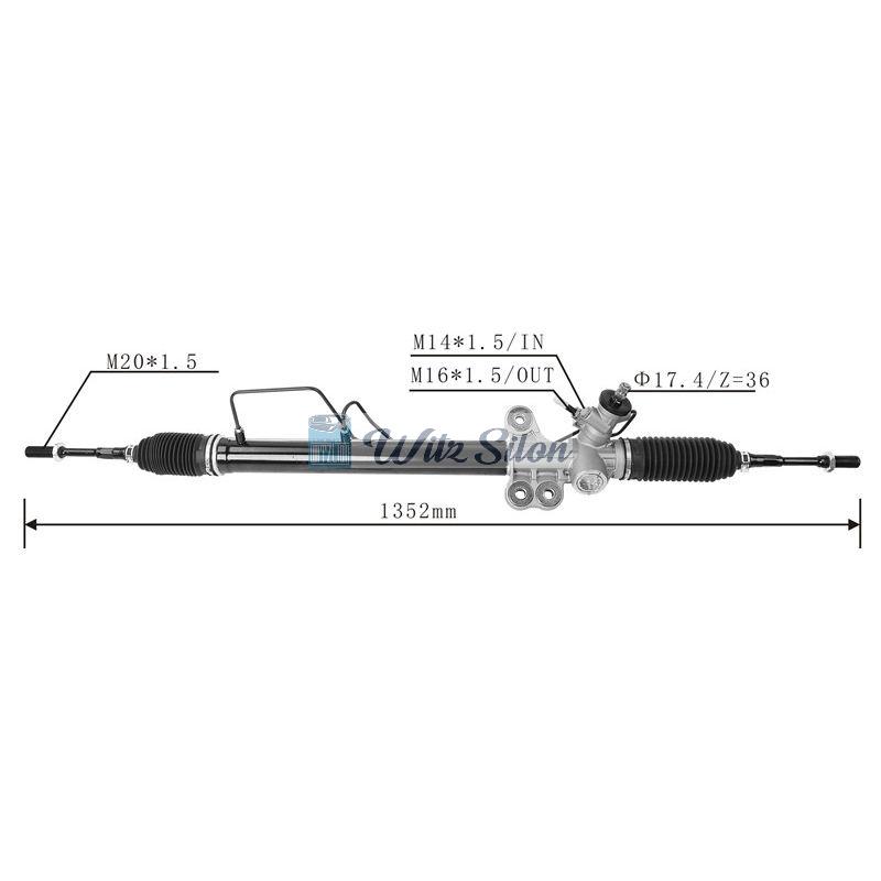 49001-3XT0B LHD Hydraulic Power Steering Rack For NISSAN NV350  CARAVAN Bus (E26) 2012-