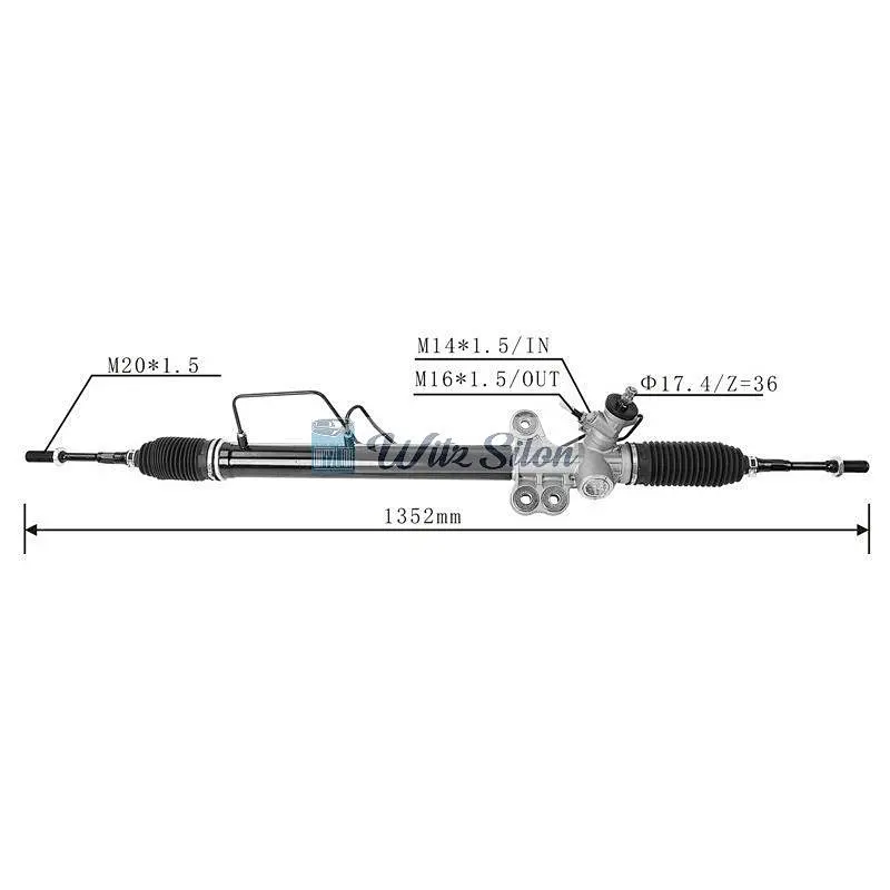 49001-3XT0B LHD Hydraulic Power Steering Rack For NISSAN NV350  CARAVAN Bus (E26) 2012-