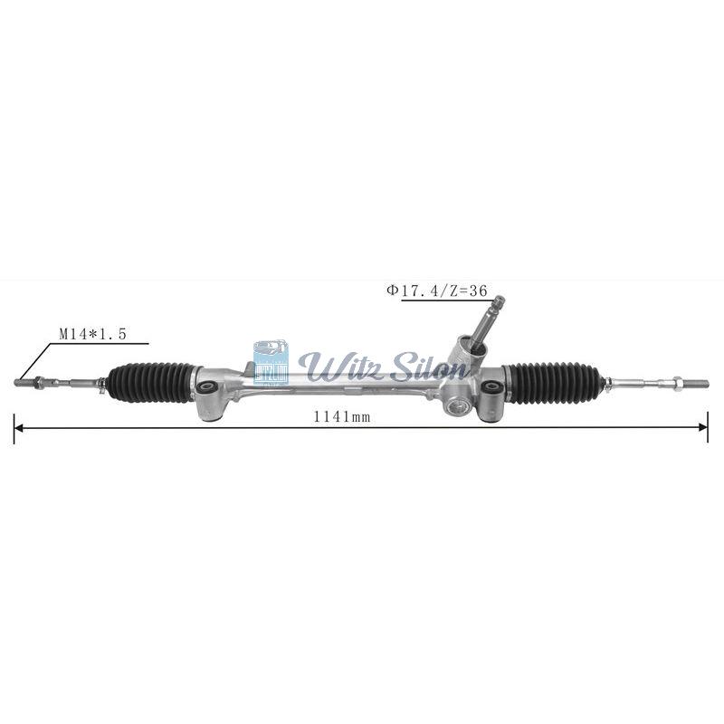 45510-0D550 45510-0D460 RHD Hydraulic Power Steering Rack For Toyota YARIS 2013-