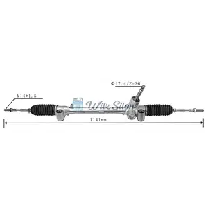 45510-0D550 45510-0D460 RHD Hydraulic Power Steering Rack For Toyota YARIS 2013-