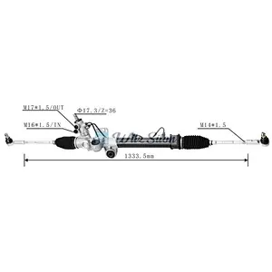8-97943520-1 RHD Hydraulic Power Steering Rack For Isuzu D-MAX I (TFR TFS) 2002-2012