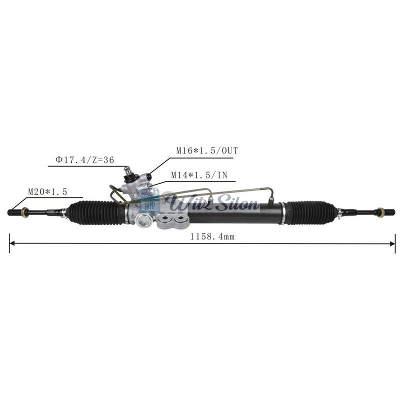 48001-CJ41A RHD Hydraulic Power Steering Rack For Nissan Livina  Grand Livina 2009-2016