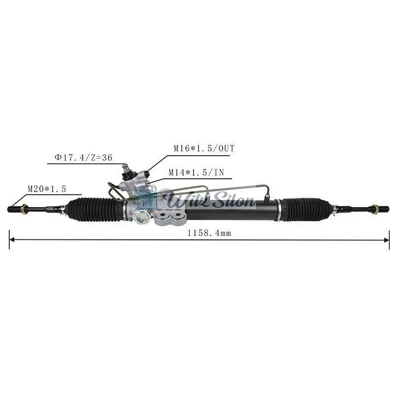 48001-CJ41A RHD Hydraulic Power Steering Rack For Nissan Livina  Grand Livina 2009-2016