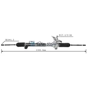 49001-8H92B 49001-8H900 LHD Hydraulic Power Steering Rack For NISSAN X-TRAIL 2001-2007