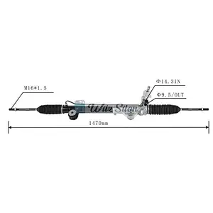 4L3Z-3504-CB 8L3Z-3504ARM LHD Hydraulic Power Steering Rack for FORD F-150 LOBO 2WD 2004-2008