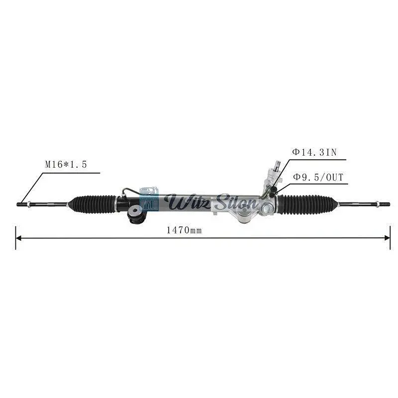 4L3Z-3504-CB 8L3Z-3504ARM LHD Hydraulic Power Steering Rack for FORD F-150 LOBO 2WD 2004-2008