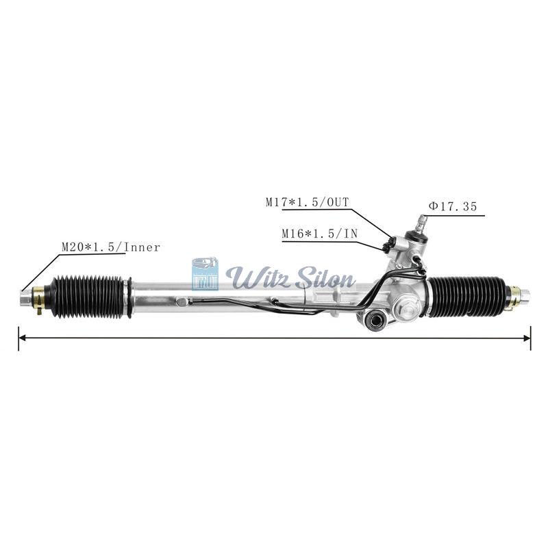 44250-60012 44200-60351 RHD Hydraulic Power Steering Rack For Toyota HILUX VI Pickup (_N1_) 1997-2006