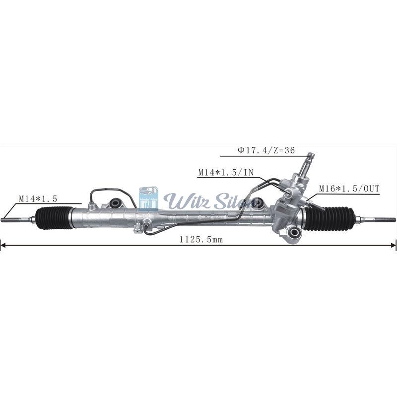 GJ6E-32-110E LHD Hydraulic Power Steering Rack For MAZDA 6 Saloon (GG) 2002-2008