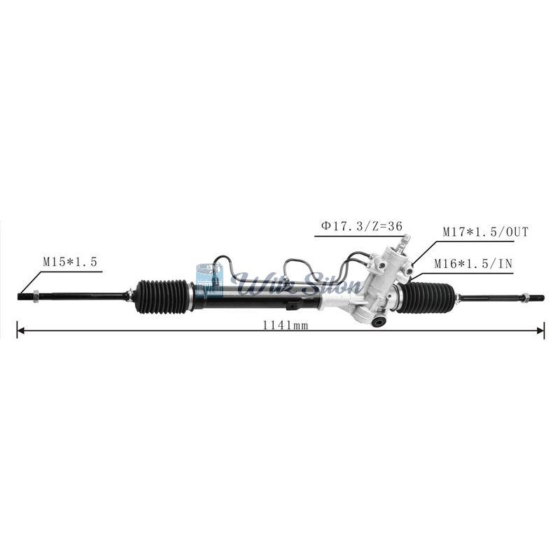 44200-42120 LHD Hydraulic Power Steering Rack For Toyota RAV 4 II (_A2_) 2000-2005