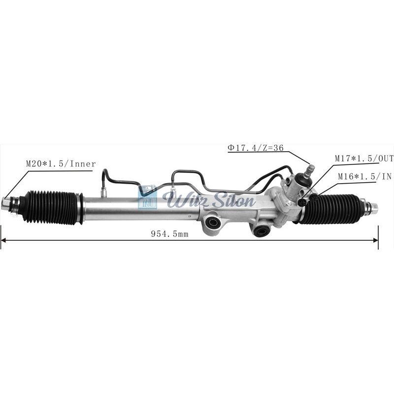 44200-60022 44250-35042 LHD Hydraulic Power Steering Rack For Toyota LAND CRUISER PRADO (_J9_) 1995-