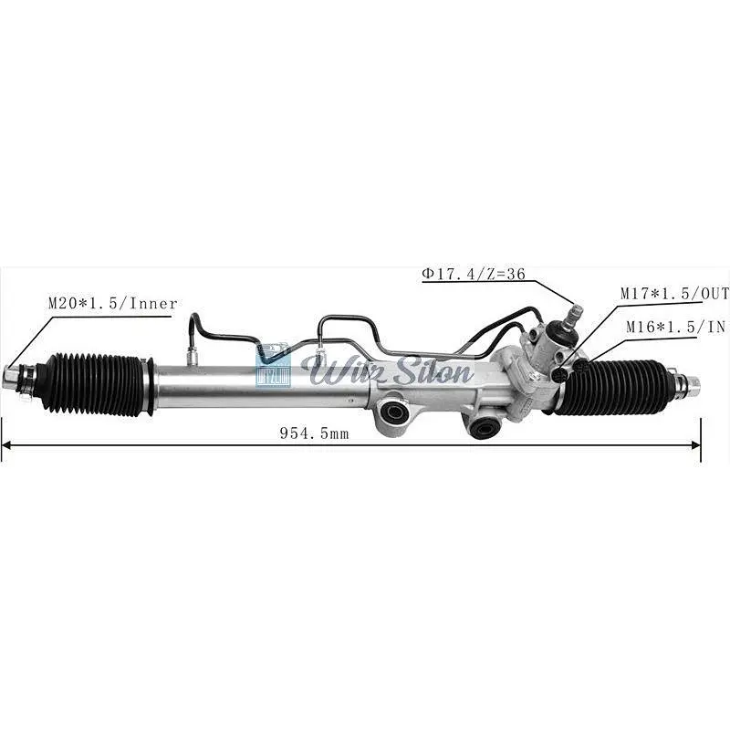 44200-60022 44250-35042 LHD Hydraulic Power Steering Rack For Toyota LAND CRUISER PRADO (_J9_) 1995-