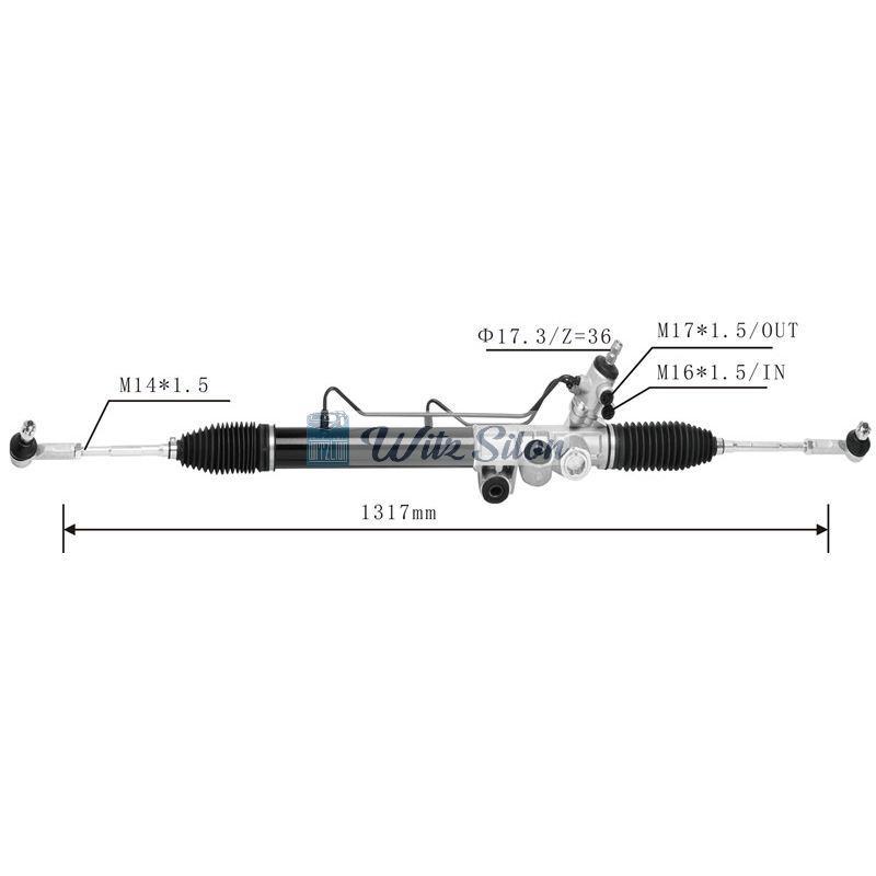 8-97943518-0 8-97944520-0 LHD Hydraulic Power Steering Rack For Isuzu D-MAX I (TFR TFS) 2002-2012