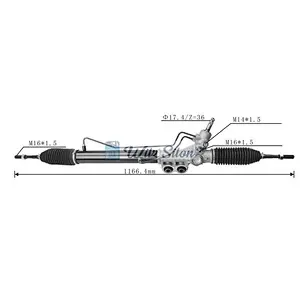 Cheap Hydraulic Power Steering Gear Rack for NISSAN PATHFINDER OEM 49001-JR810