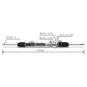49001-4Z001 49001-4Z011 49001-4Z700 49001-4Z800 49001-F4600 LHD Hydraulic Power Steering Rack For NISSAN SENTRA V B15 1998-2006