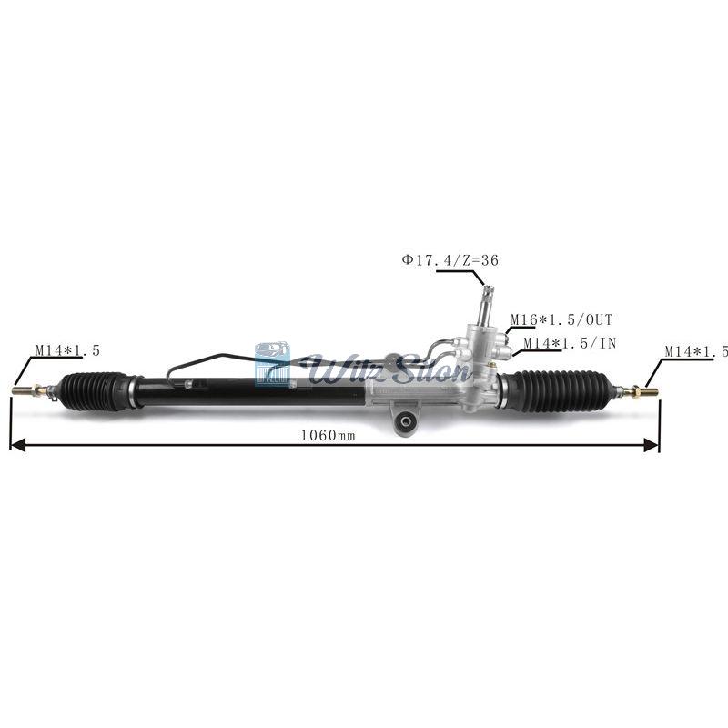 53601-S84-G04 53601-S84-A03 LHD Hydraulic Power Steering Rack For HONDA Accord 1998-2002