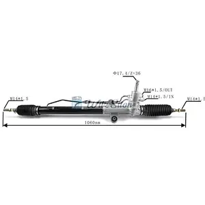53601-S84-G04 53601-S84-A03 LHD Hydraulic Power Steering Rack For HONDA Accord 1998-2002