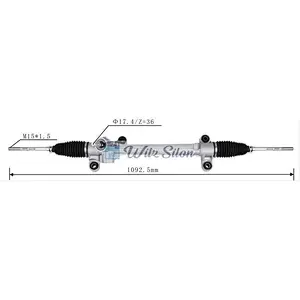 45510-12450 LHD Hydraulic Power Steering Rack For Toyota COROLLA Saloon (_E15_) 2006-